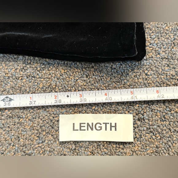 Citron Santa Monica Women's Size S Black Velvet Elastic High Waist Pull On Pants - Picture 6 of 6